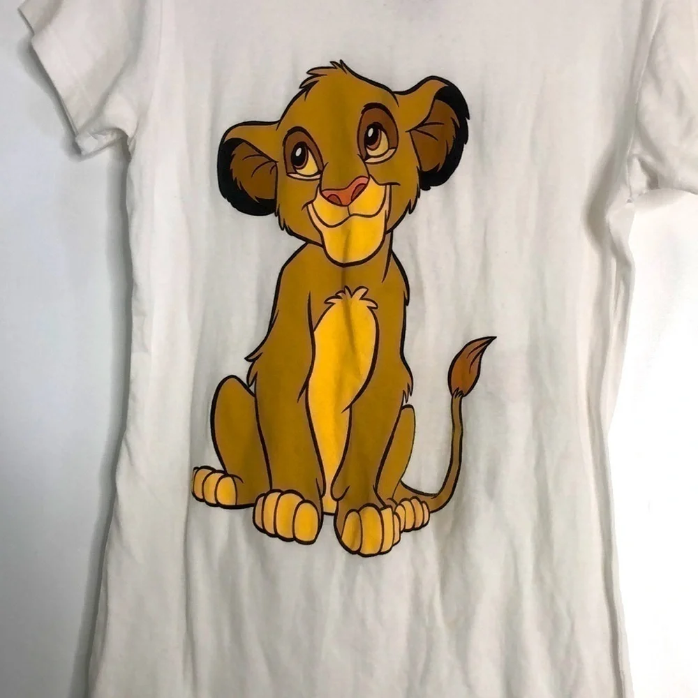 DISNEY LION KING SIMBA GIRLS SHIRT SIZE LARGE